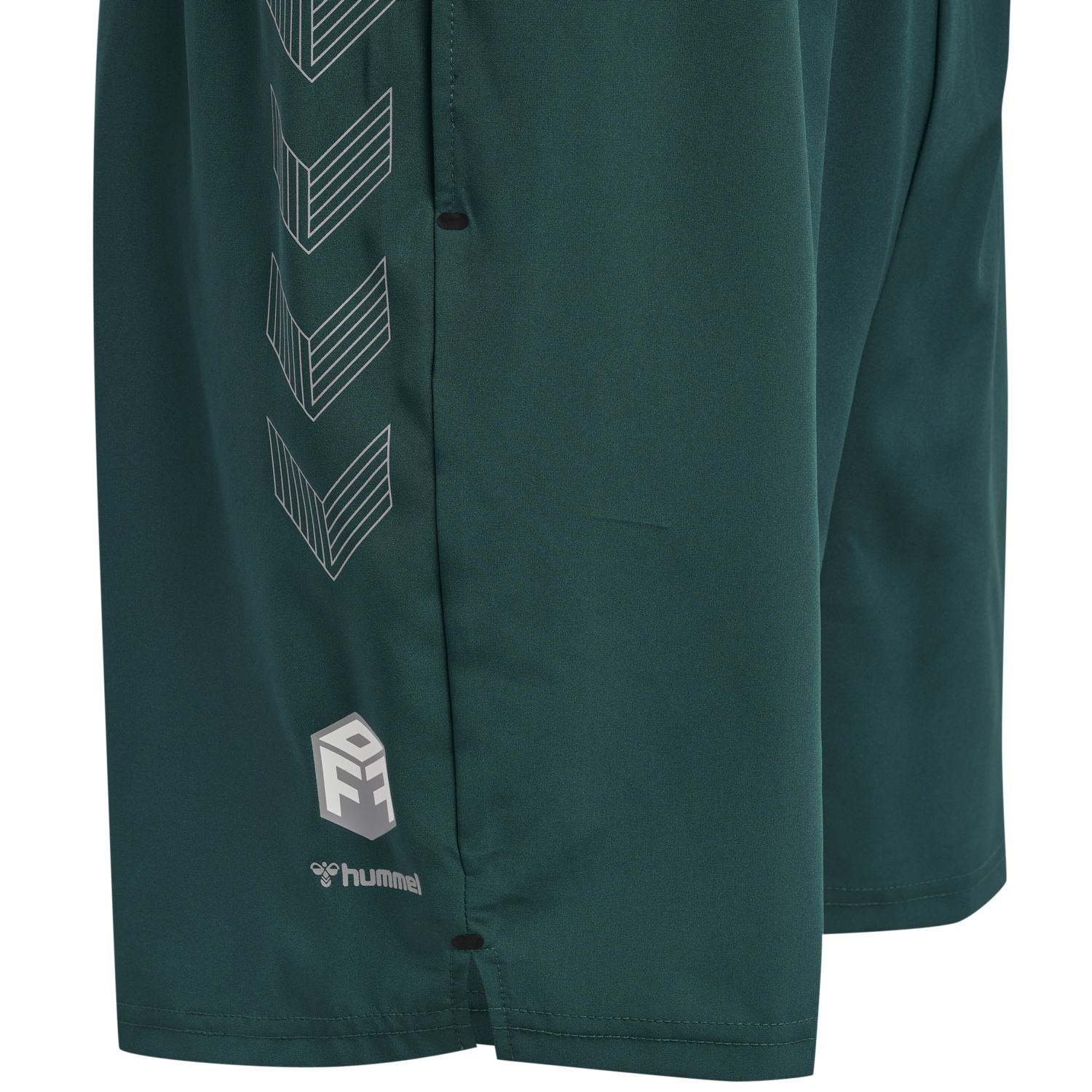 hmlMOVE GRID WOVEN SHORTS, DEEP TEAL, packshot