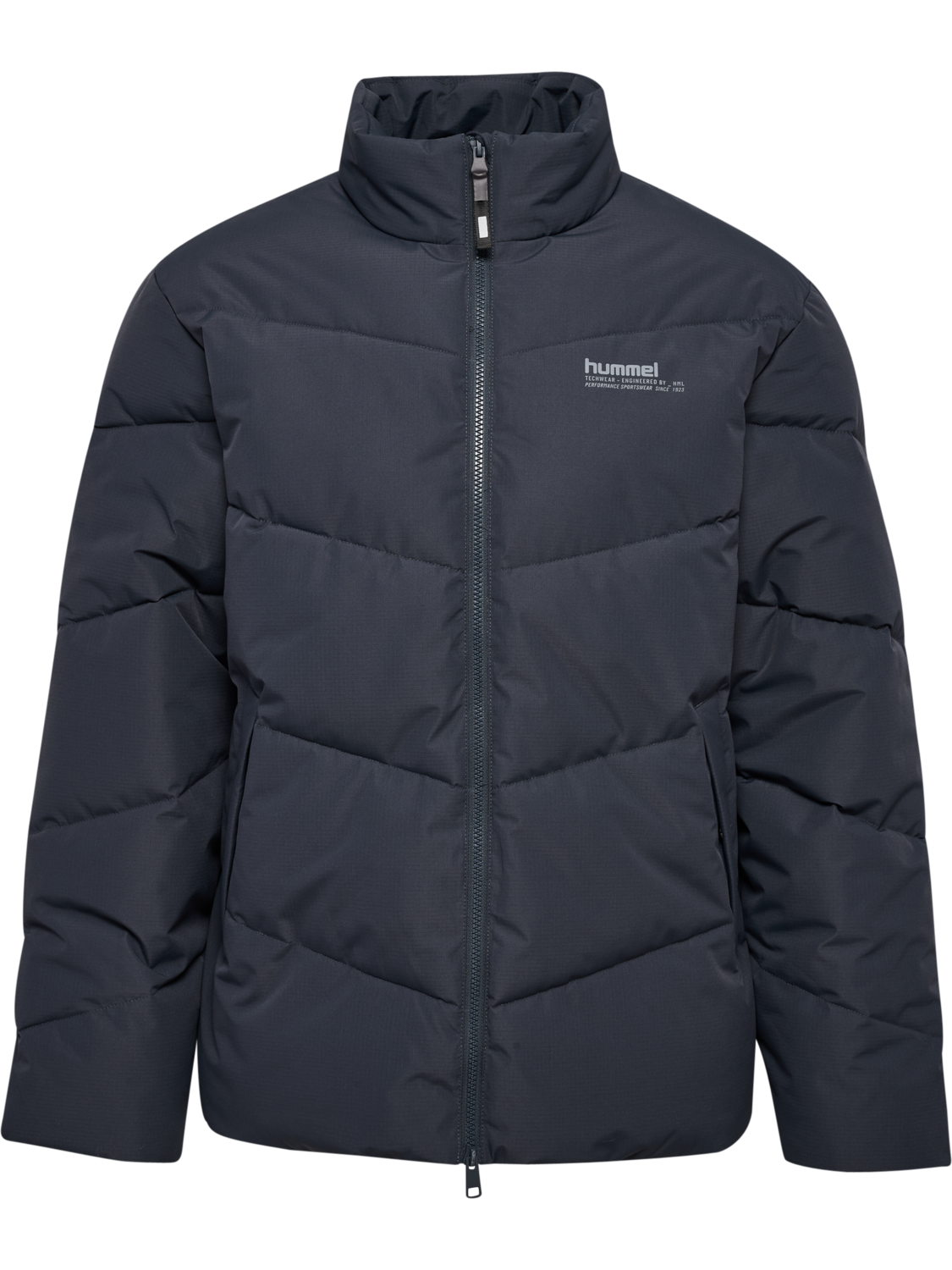 hmlSHORT  PUFFER JACKET, EBONY, packshot