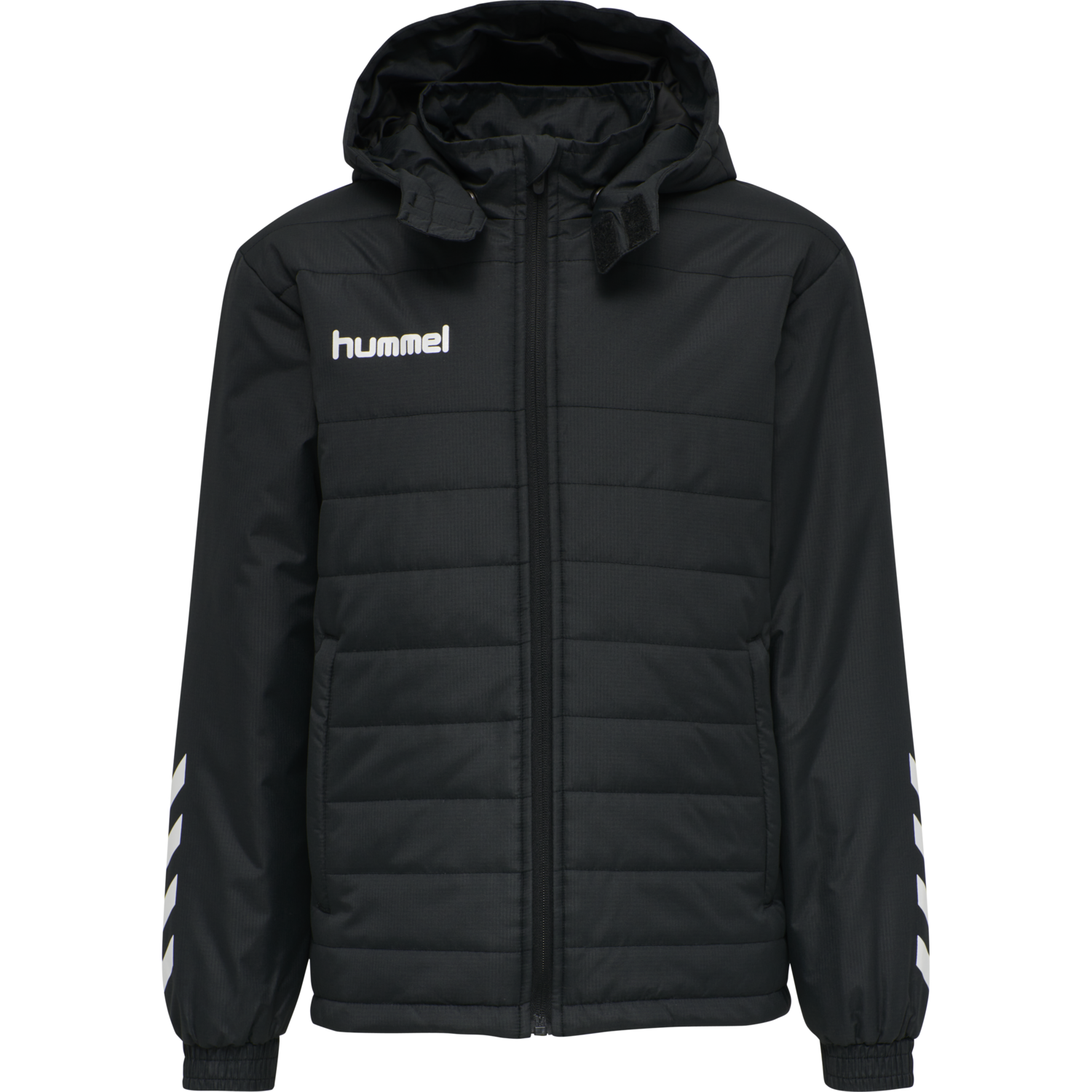 hmlPROMO SHORT BENCH JACKET KIDS, BLACK, packshot