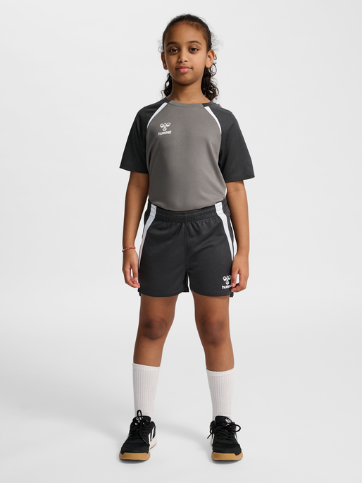 hmlLEAD 2.0 SHORTS KIDS, ASPHALT, model