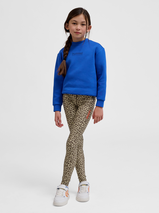 hmlJR FAST MID WAIST TIGHTS, BOULDER, model