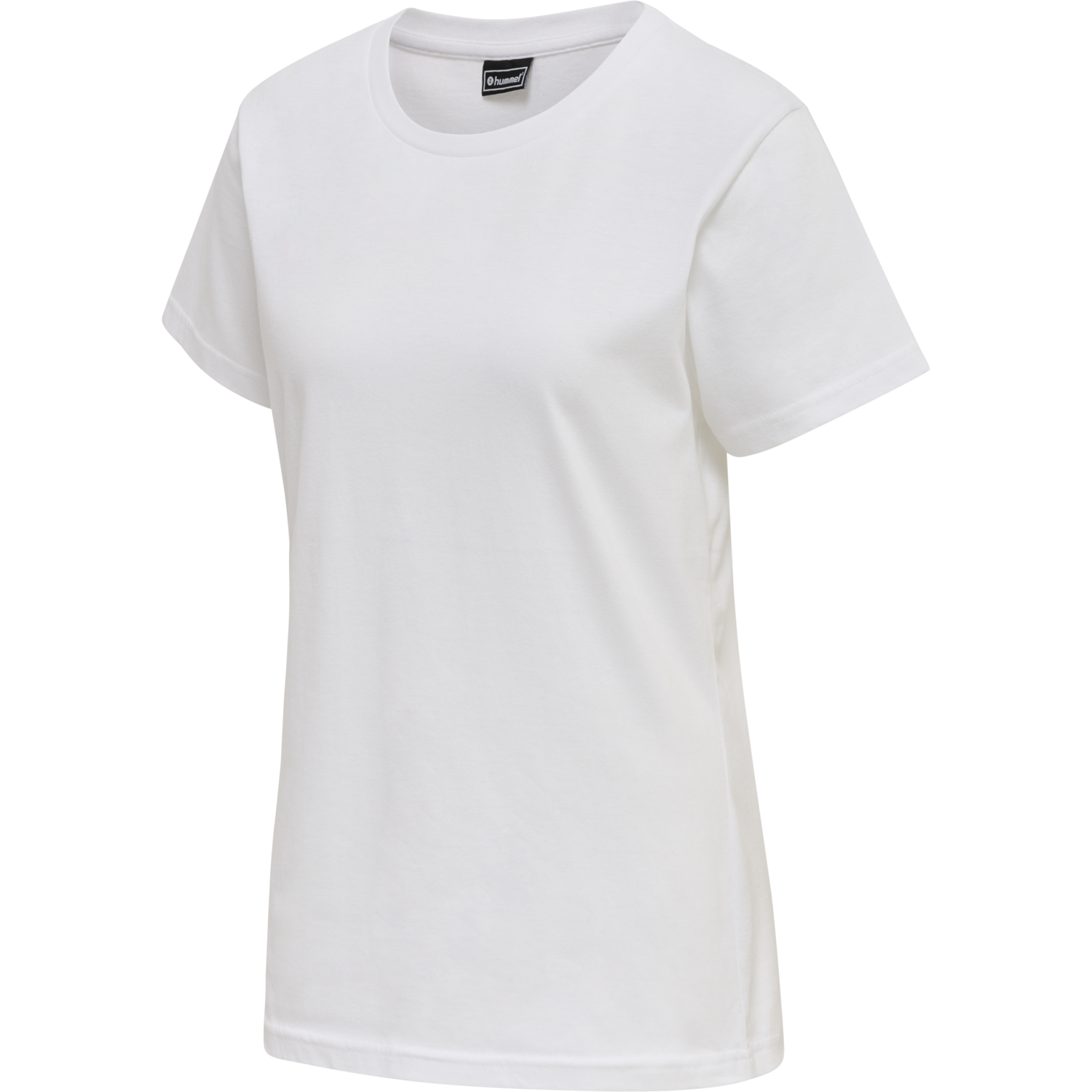 hmlRED BASIC T-SHIRT S/S WOMAN, WHITE, packshot