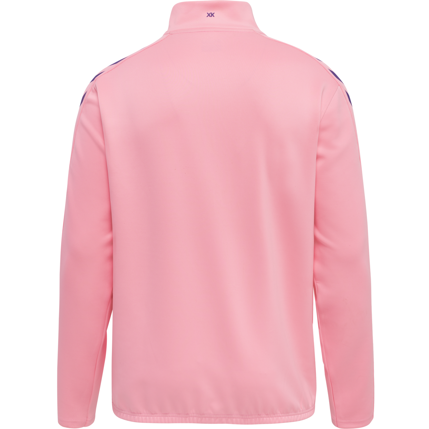 hmlCORE XK HALF ZIP POLY SWEAT, COTTON CANDY, packshot