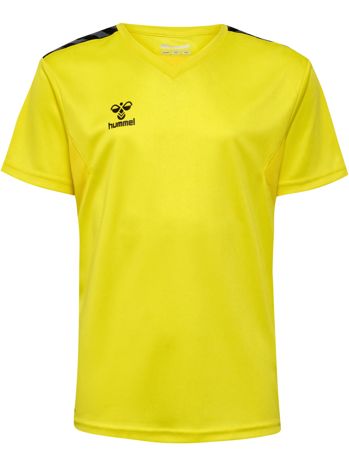 hmlAUTHENTIC PL JERSEY S/S KIDS, BLAZING YELLOW, packshot