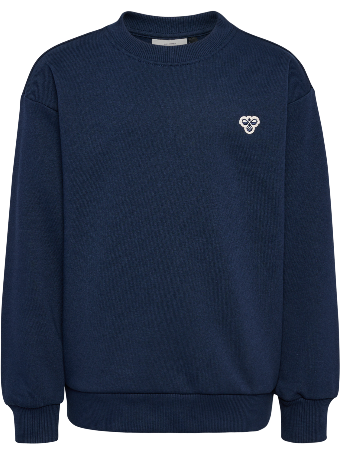 hmlJR LOOSE CREWNECK BEE, DRESS BLUES, packshot