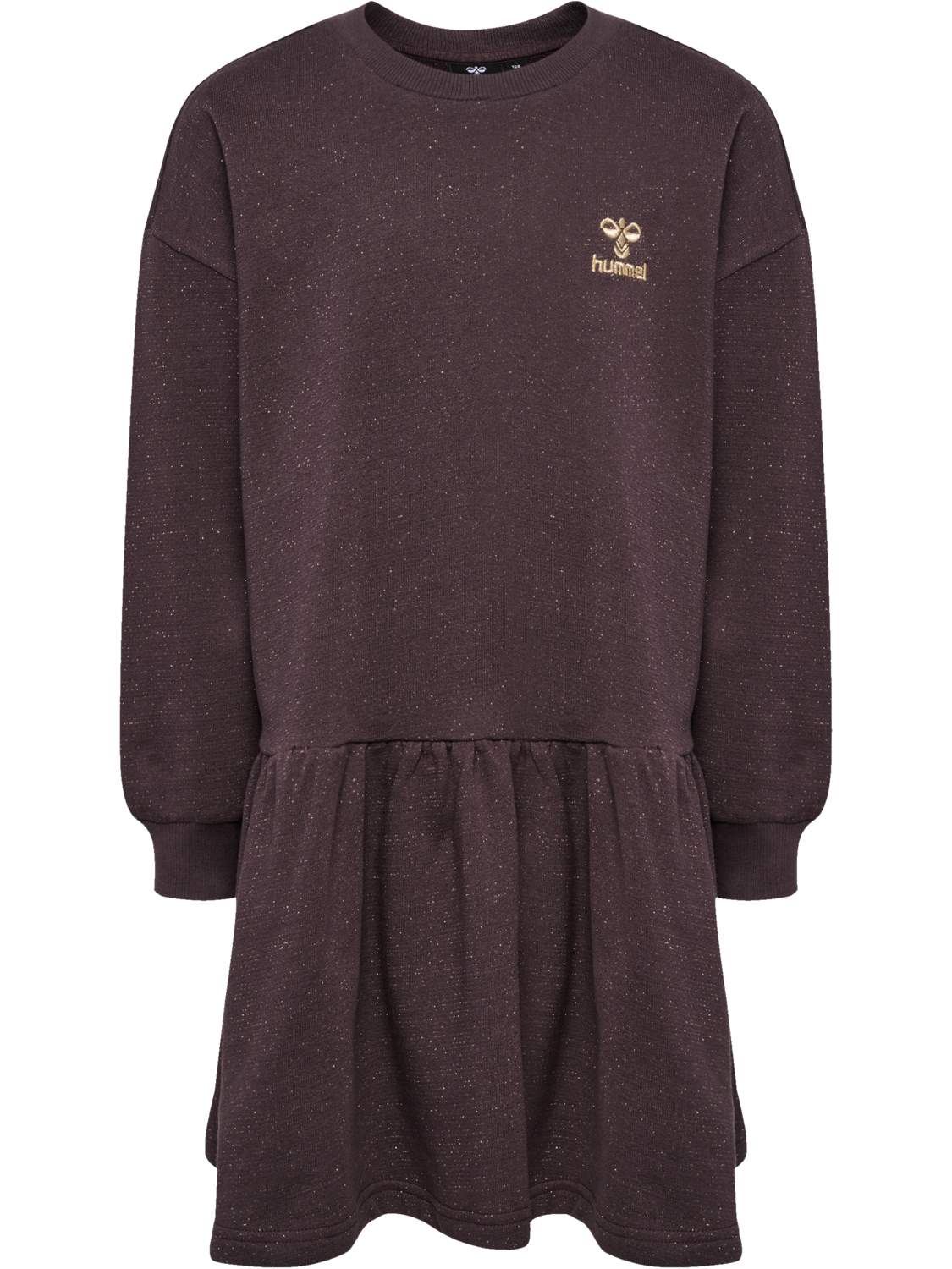 hmlCAROLA DRESS L/S, RAISIN, packshot