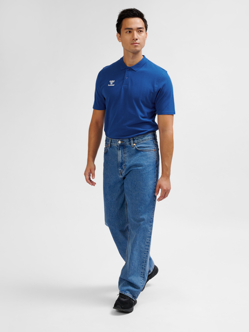 hmlGO 2.0 POLO, TRUE BLUE, model