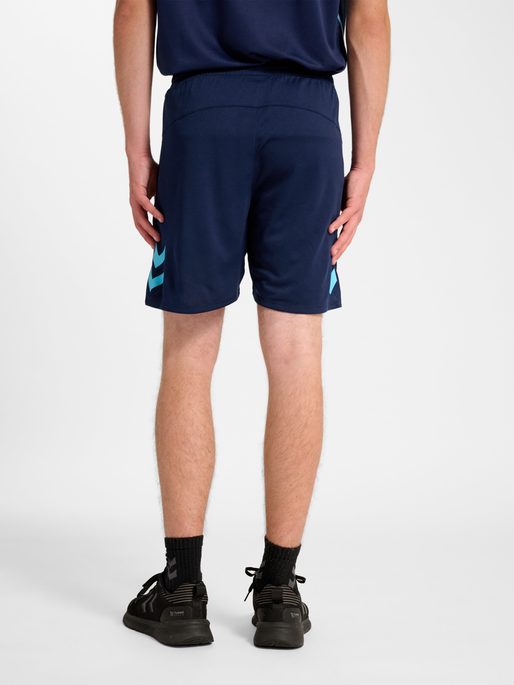 hmlLEAD 2.0 SHORTS, MARINE/BLUE FISH, model