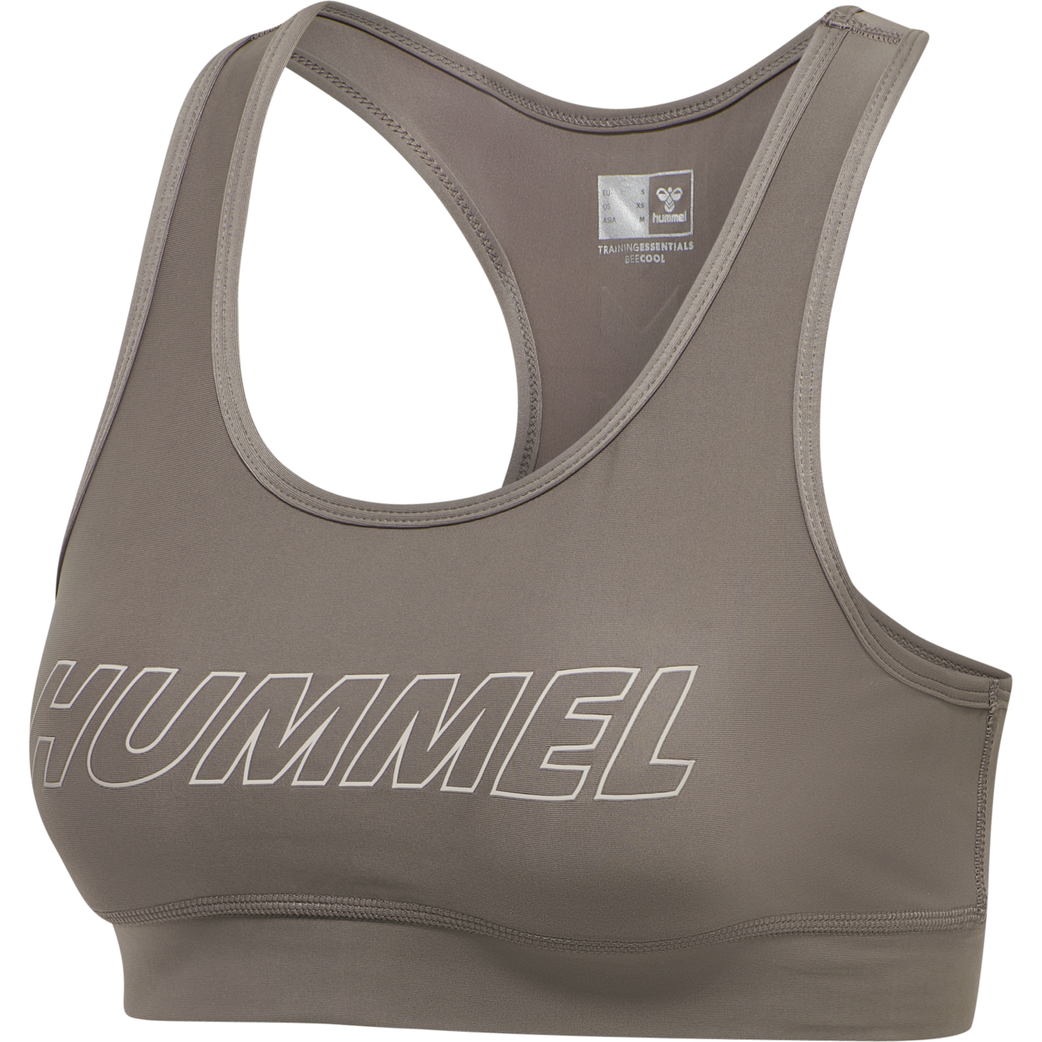 hmlTE TOLA 2-PACK SPORTS BRA, BLACK/DRIFTWOOD, packshot