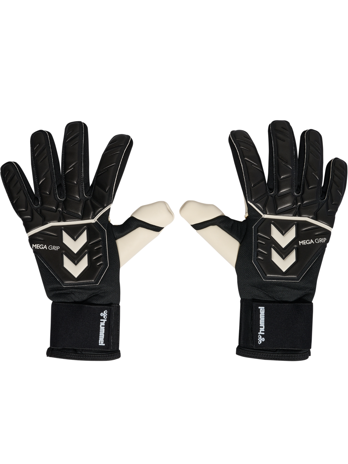 hmlGK GLOVES MEGA GRIP, BLACK/WHITE, packshot