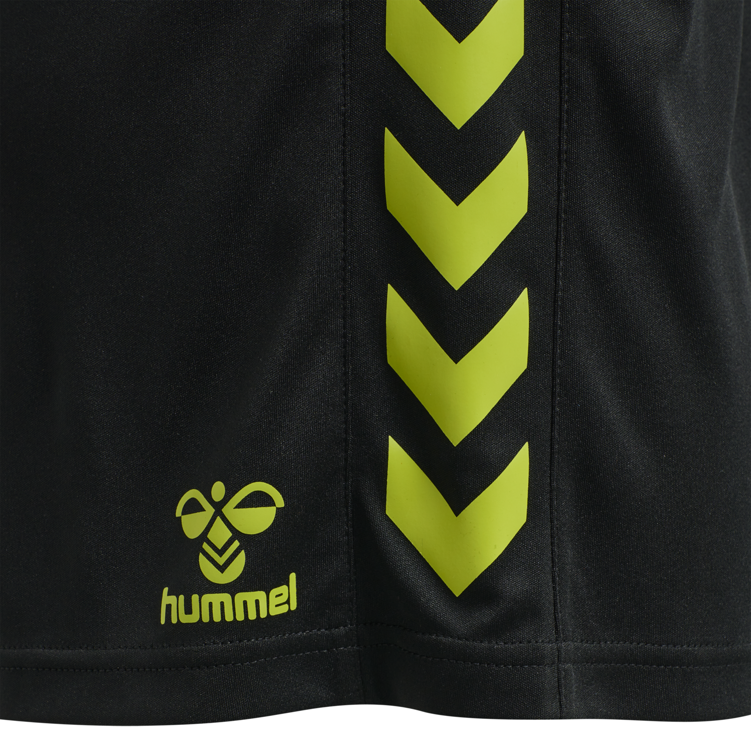 hmlCORE XK POLY SHORTS WOMAN, BLACK/LIME POPSICLE, packshot