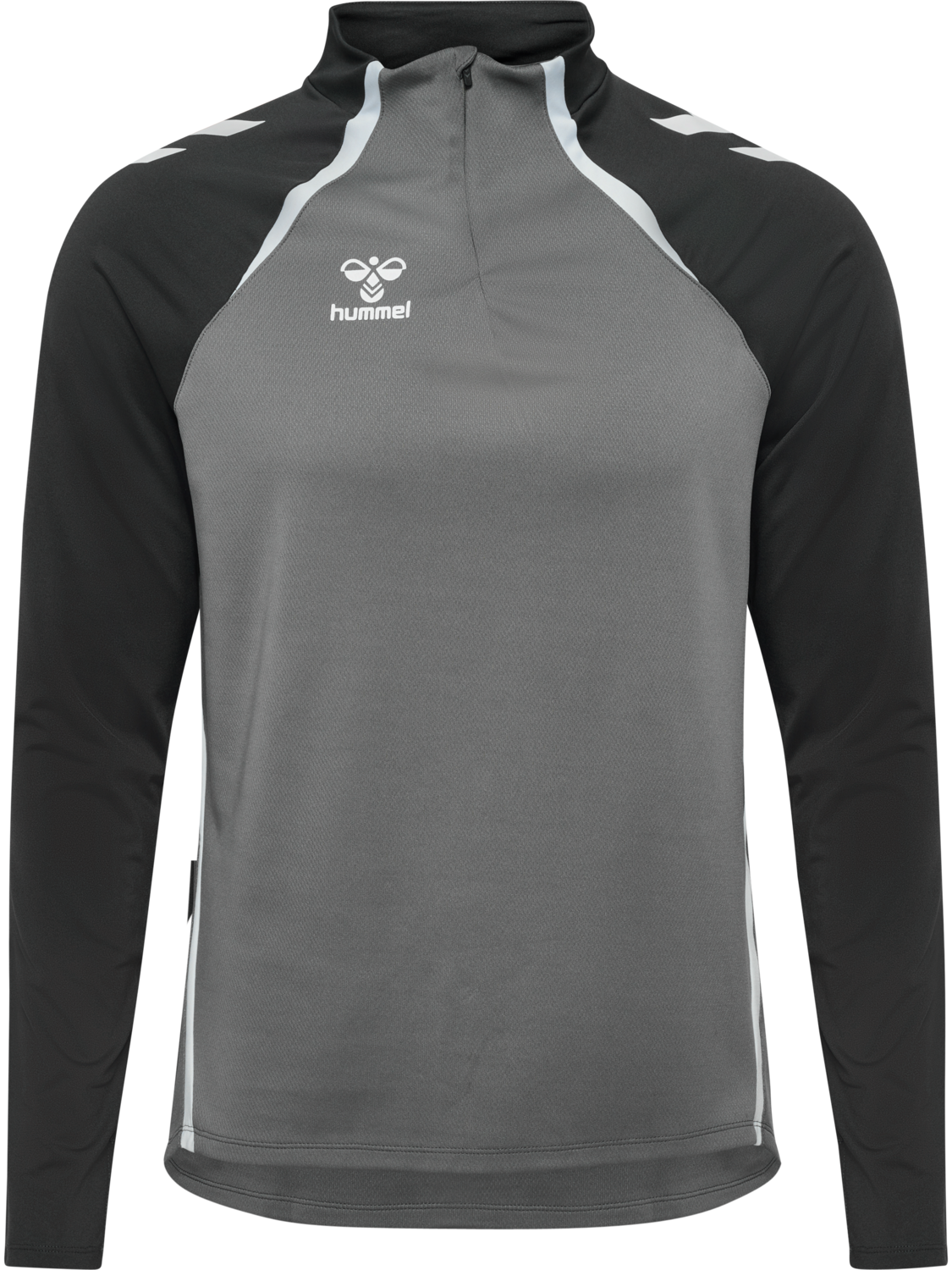 hmlLEAD 2.0 HALF ZIP, STEEL GRAY/ASPHALT, packshot