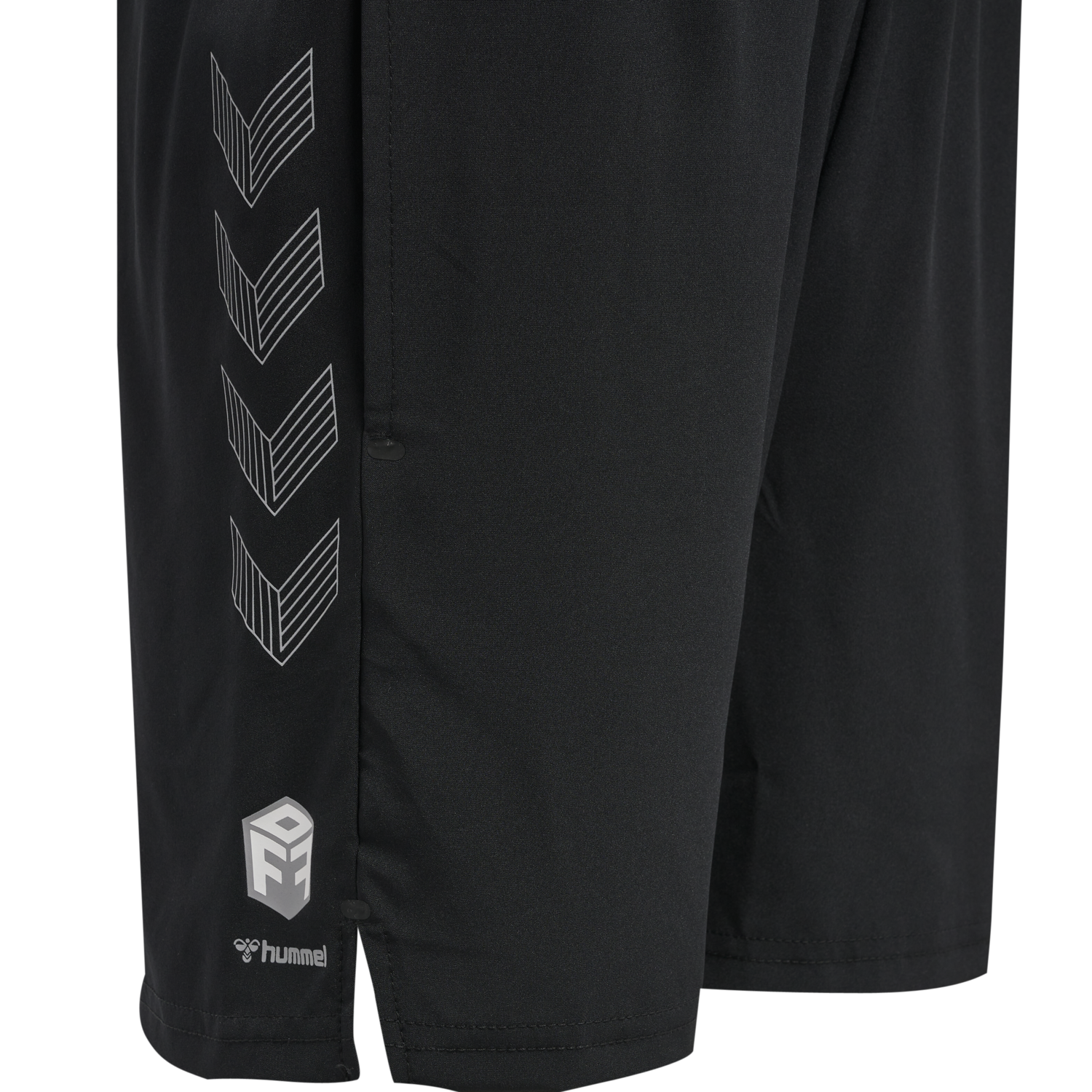 hmlMOVE GRID WOVEN SHORTS KIDS, BLACK, packshot