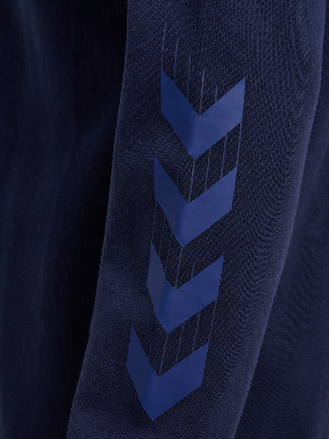 hmlTRAVEL SWEAT HOODIE, MARINE, packshot