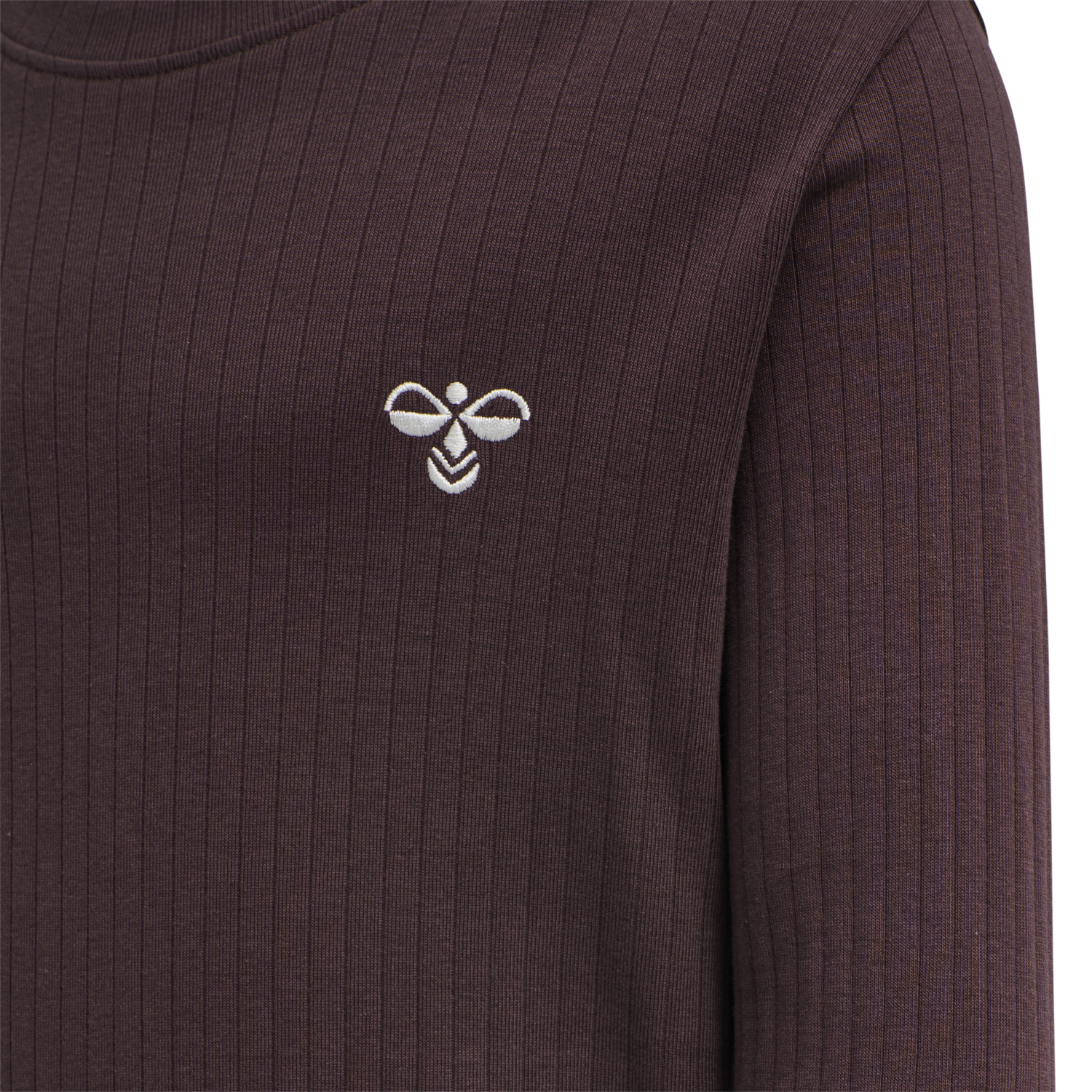 hmlNANETTE T-SHIRT L/S, FUDGE, packshot