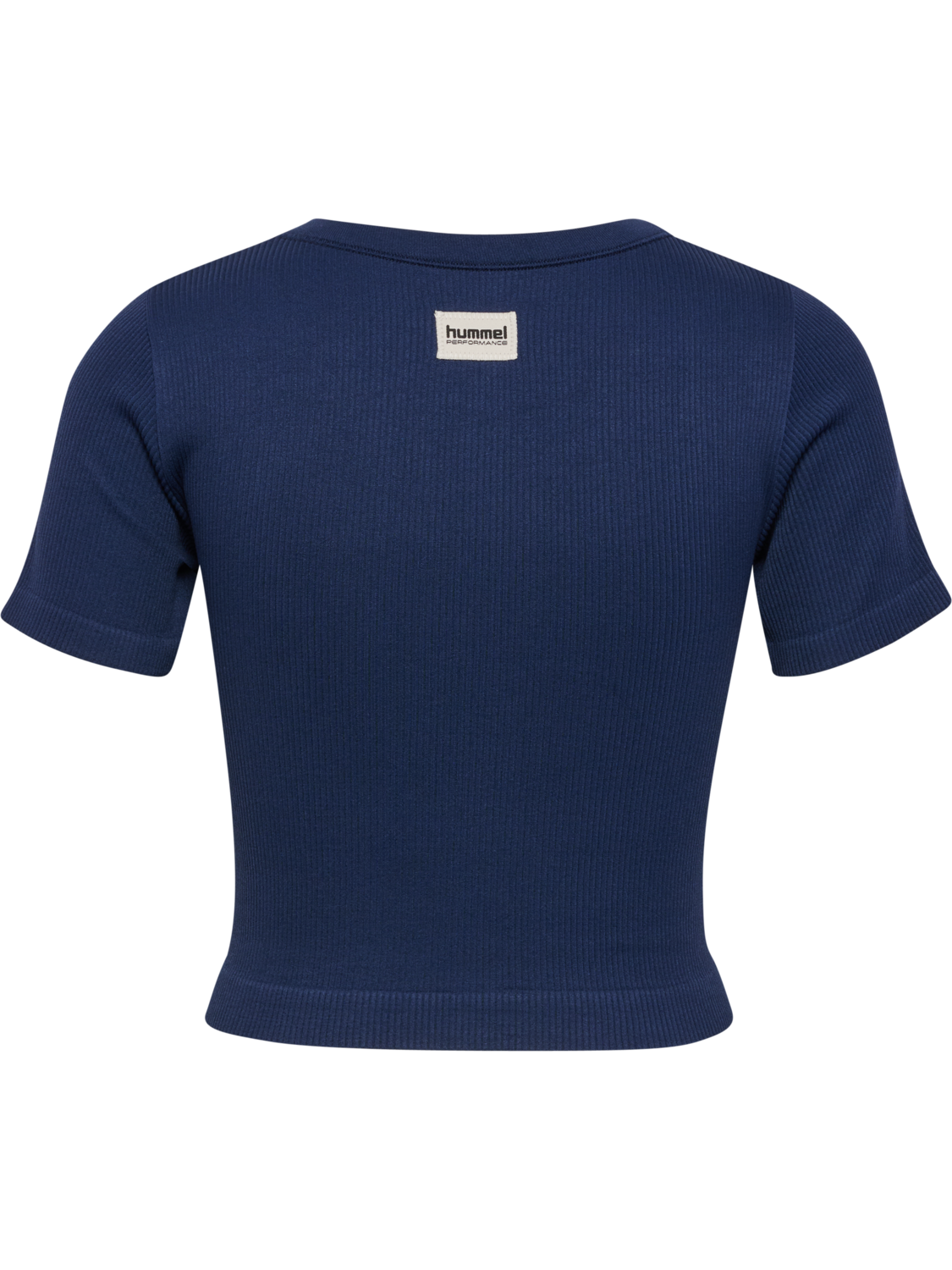 hmlPULSE SEAMLESS RIB W T-SHIRT S/S, DRESS BLUES, packshot