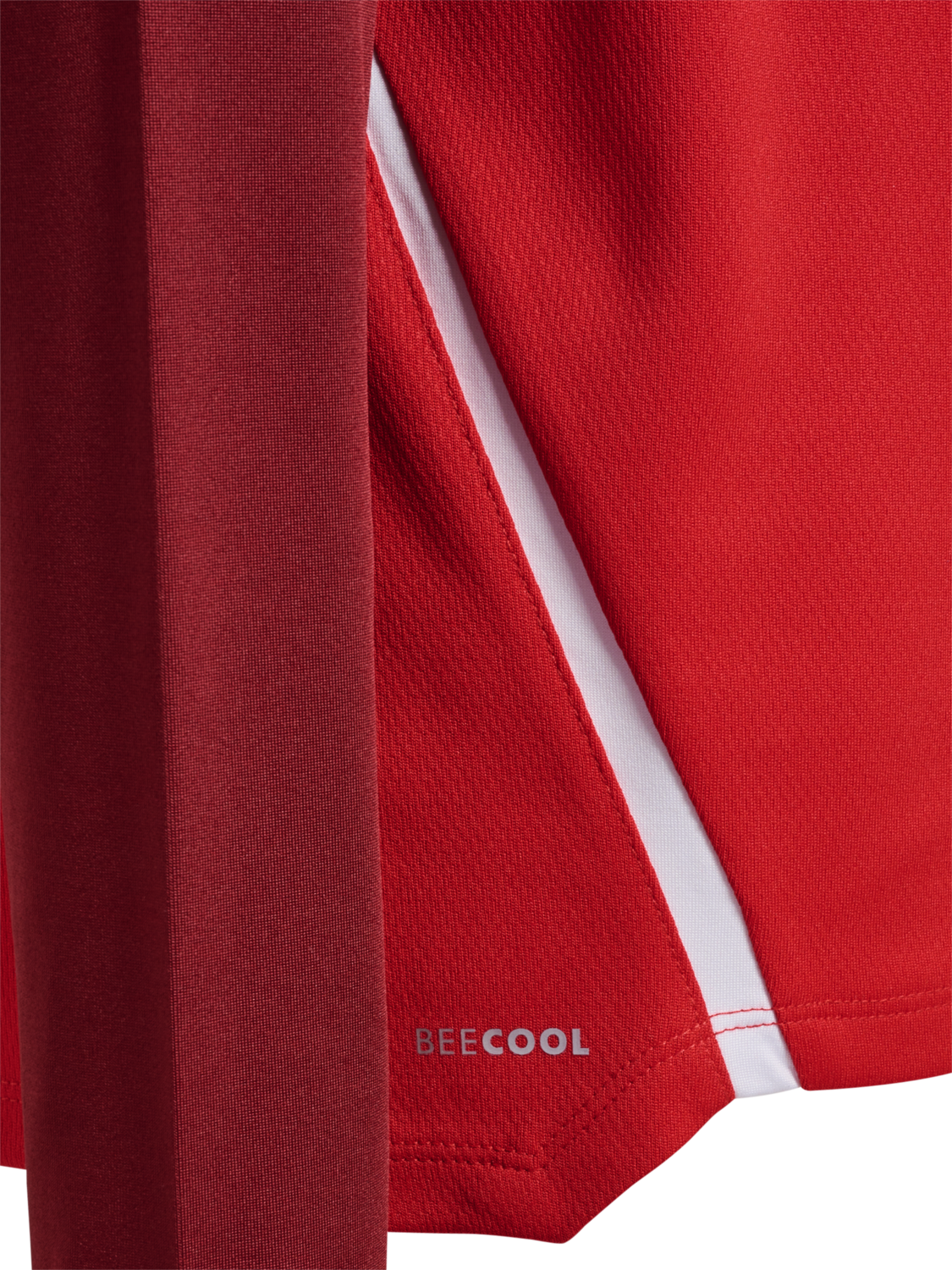 hmlLEAD 2.0 HALF ZIP KIDS, TRUE RED/MAROON, packshot