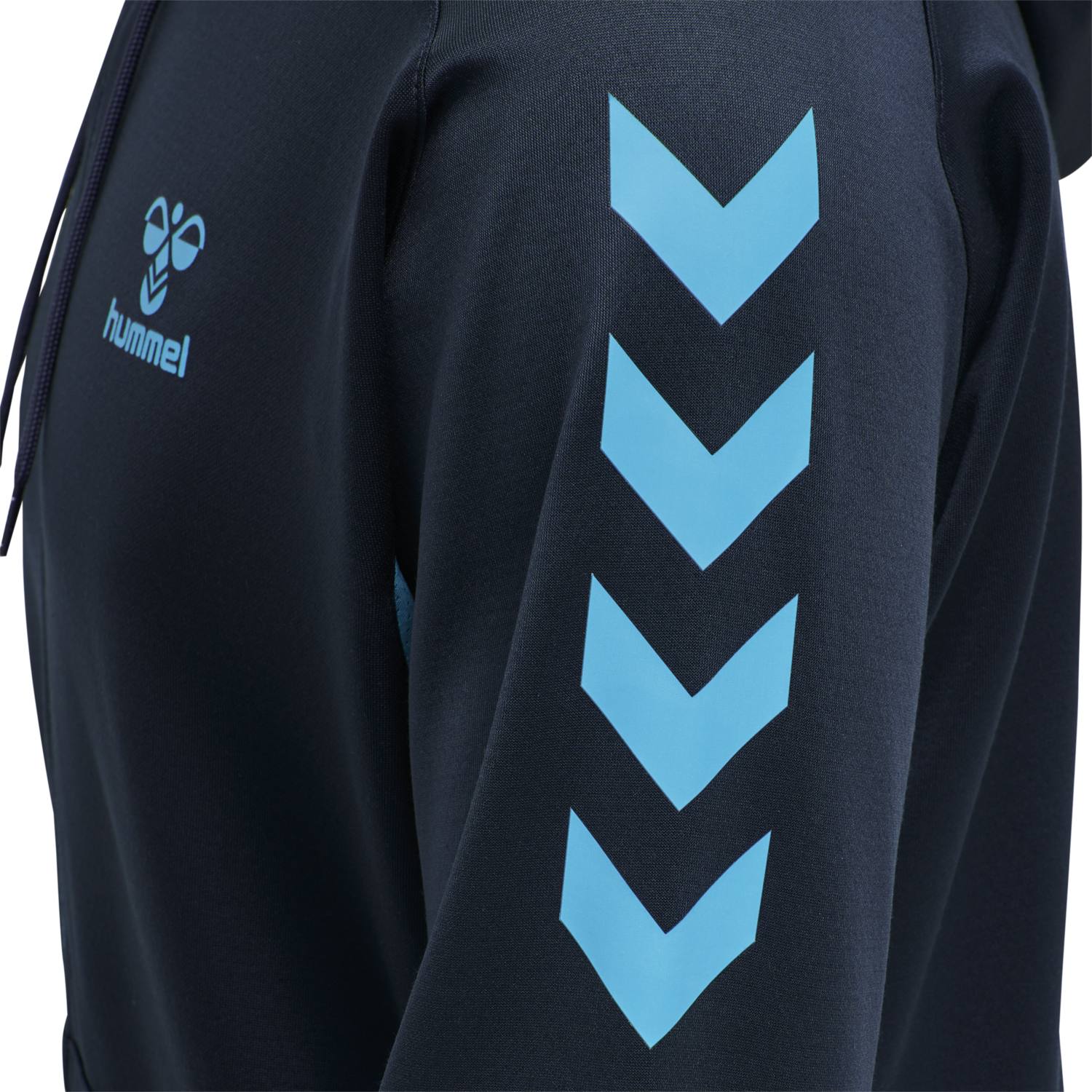 hmlACTION POLY ZIP HOODIE, 8553, packshot