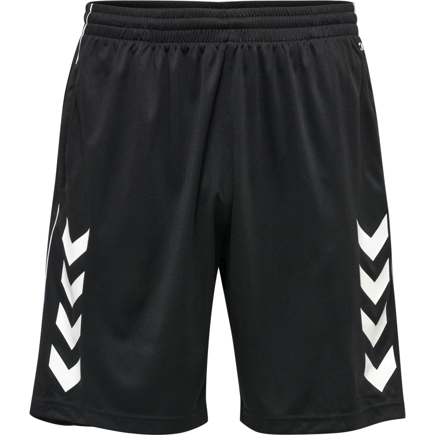 hmlCORE XK POLY COACH SHORTS, BLACK, packshot