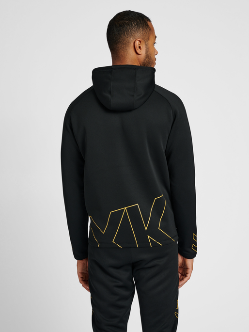 hmlCIMA XK HOODIE, BLACK, model
