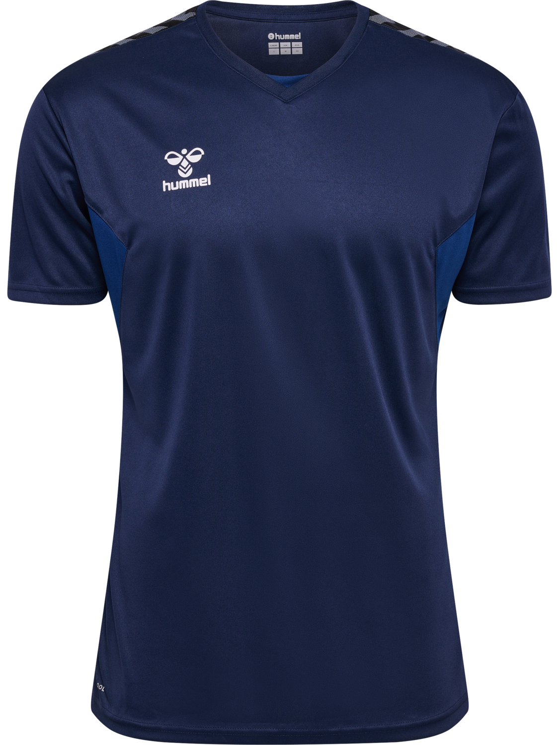 hmlAUTHENTIC PL JERSEY S/S, MARINE, packshot