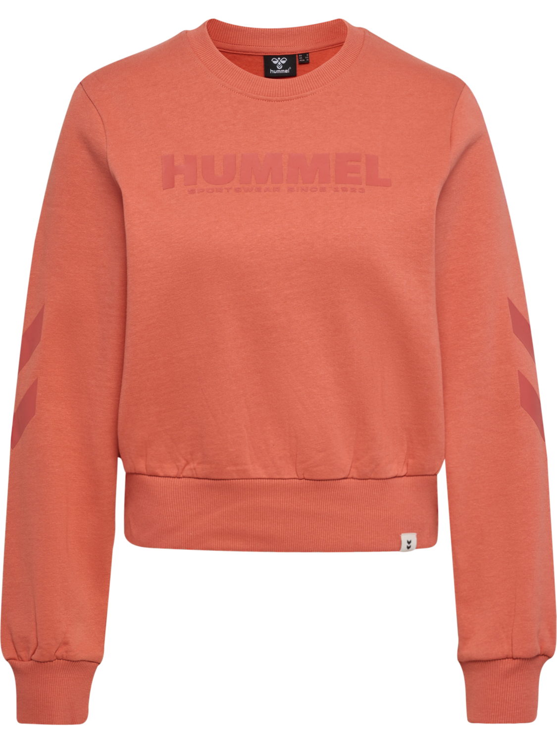 hmlLEGACY WOMAN SWEATSHIRT, APRICOT BRANDY, packshot