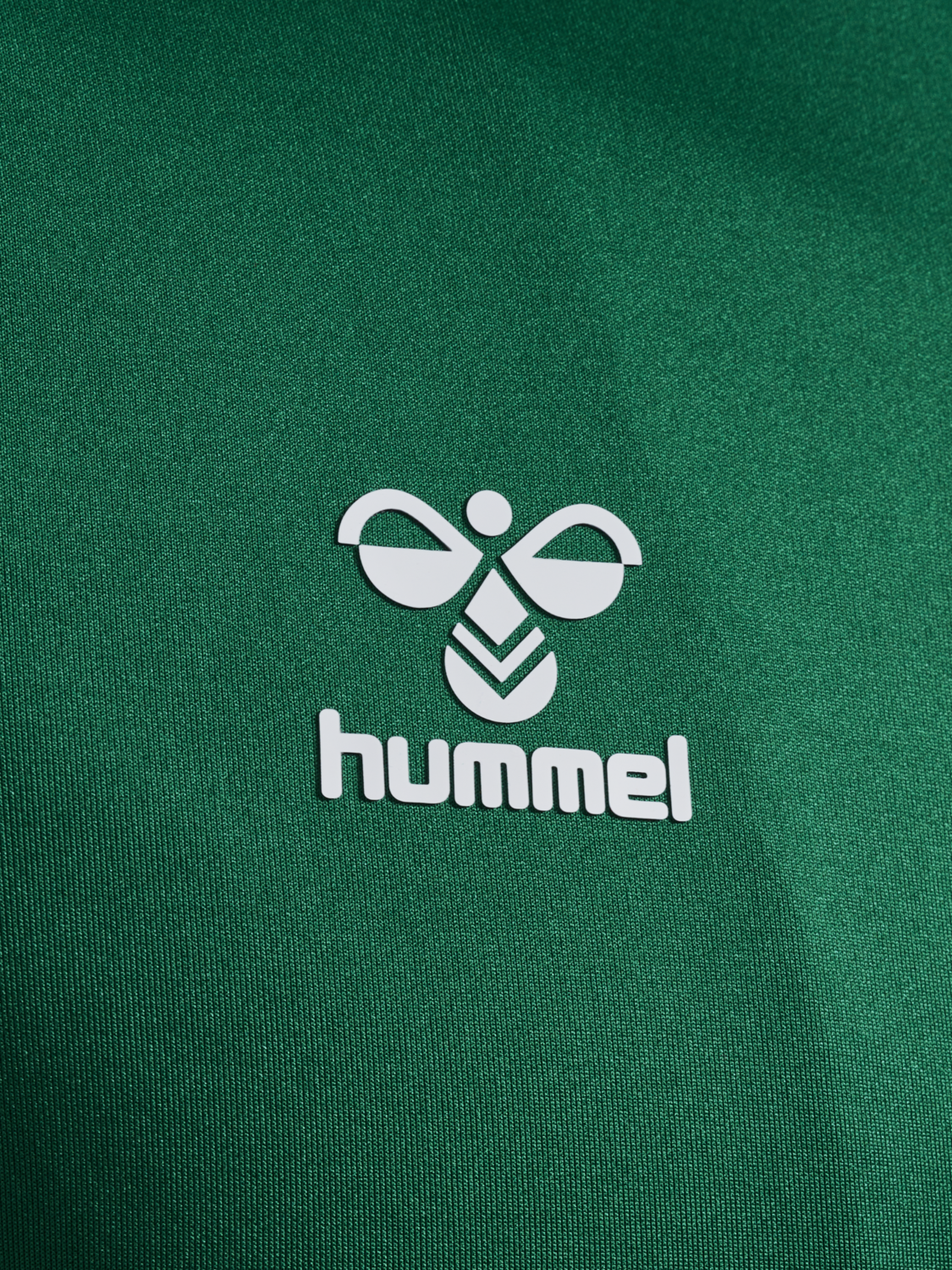 hmlCORE XK HALF ZIP POLY SWEAT, EVERGREEN, packshot