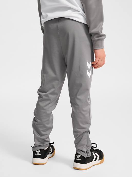 hmlLEAD 2.0 TRAINING PANTS KIDS, STEEL GRAY, model