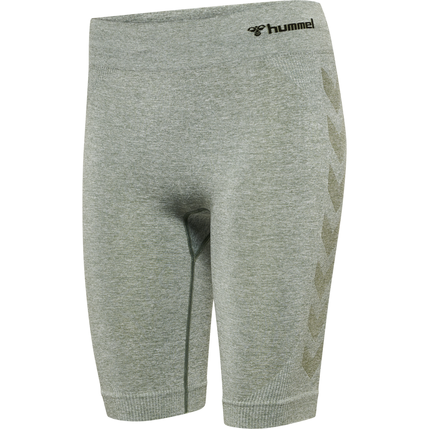 hmlCI SEAMLESS CYCLING SHORTS, LILY PAD MELANGE, packshot