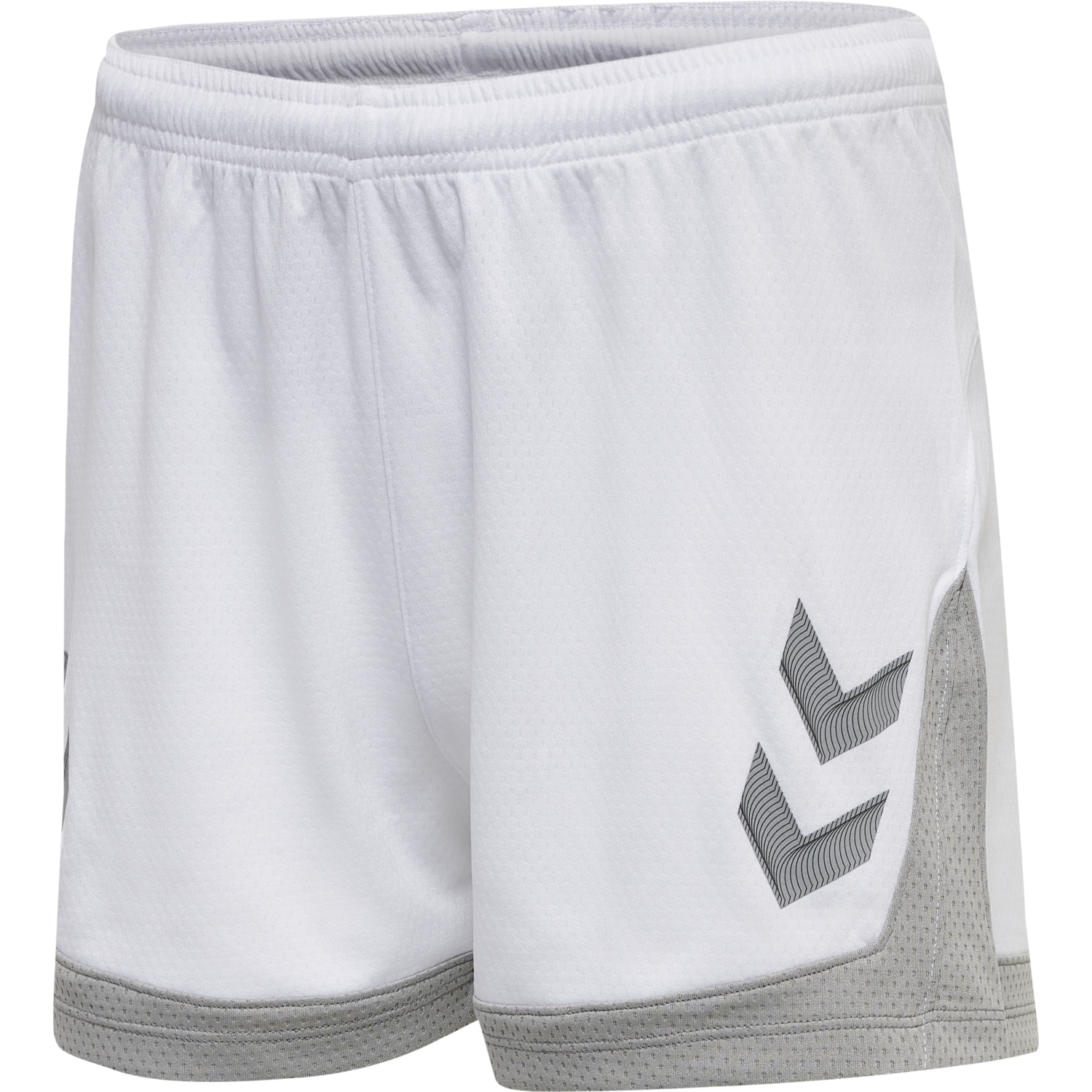 hmlLEAD WOMENS POLY SHORTS, WHITE, packshot