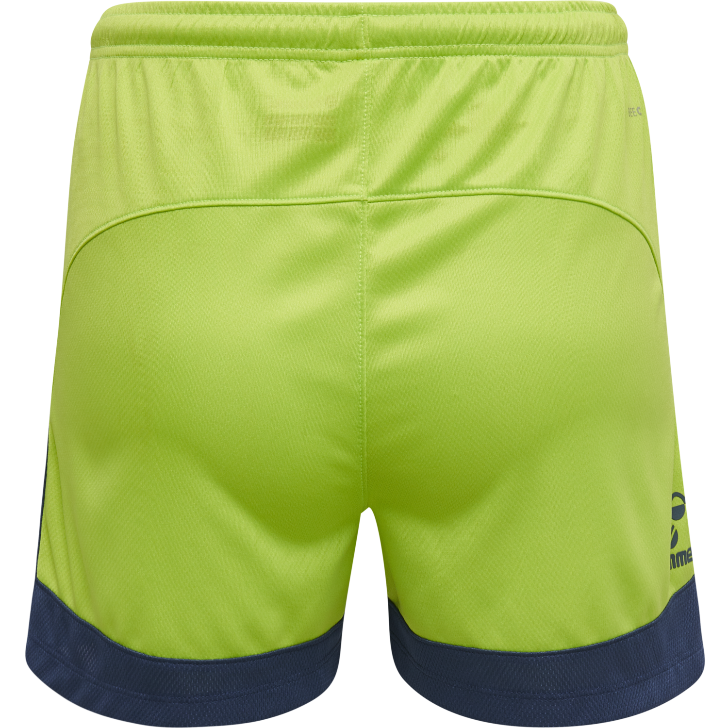 hmlLEAD WOMENS POLY SHORTS, LIME PUNCH, packshot