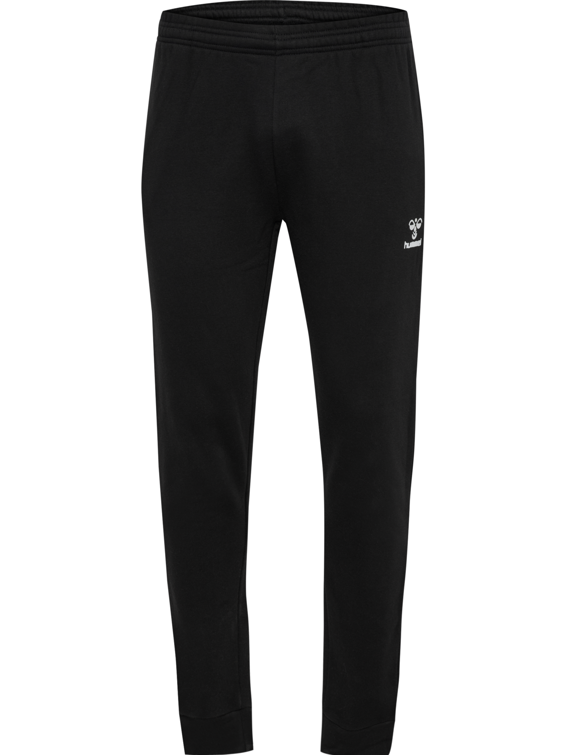 hmlMOVER COTTON CUFF PANTS, BLACK, packshot