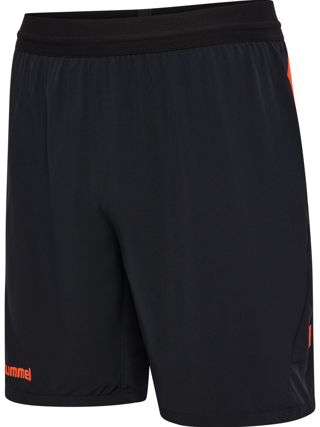 hmlBLAZE PRO TRAINING SHORTS KIDS, BLACK/ORANGE, packshot