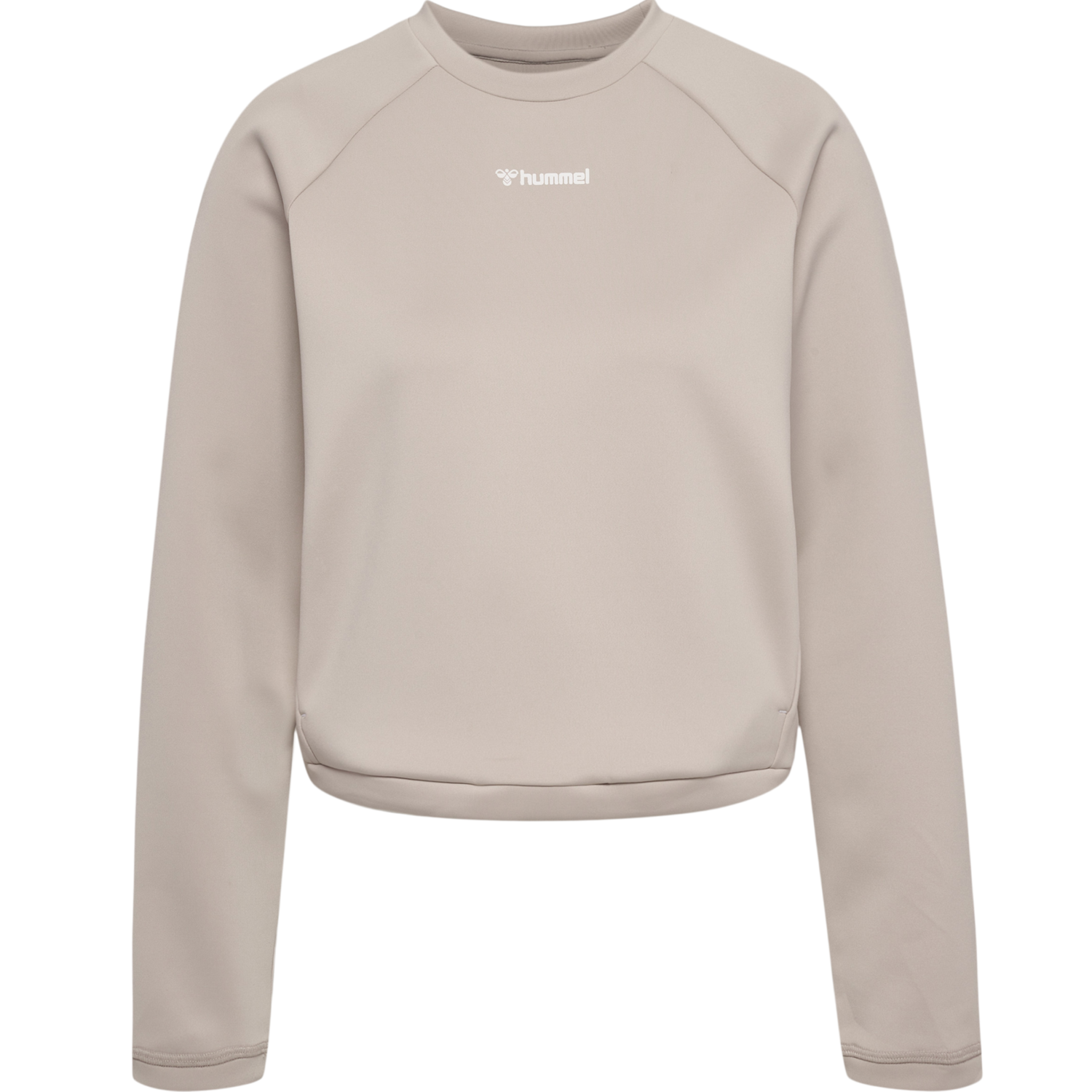 hmlMT KALU SHORT SWEATSHIRT, CHATEAU GRAY, packshot