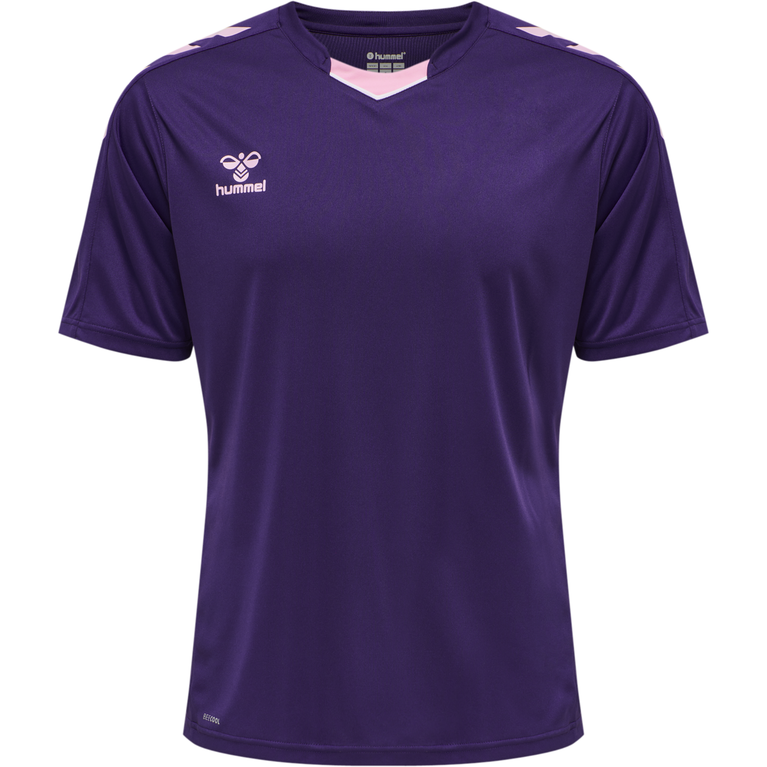 hmlCORE XK POLY JERSEY S/S, ACAI, packshot