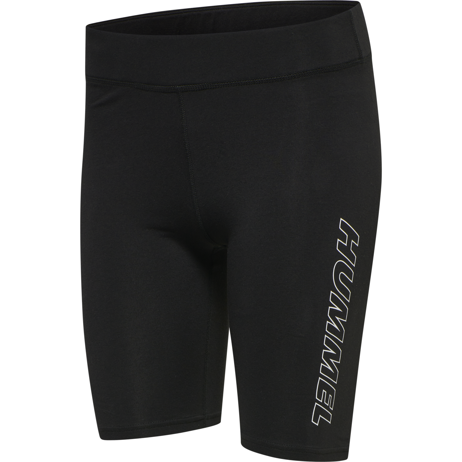 hmlTE MAJA 2-PACK MW C TIGHT SHORTS, BLACK/DRIFTWOOD, packshot