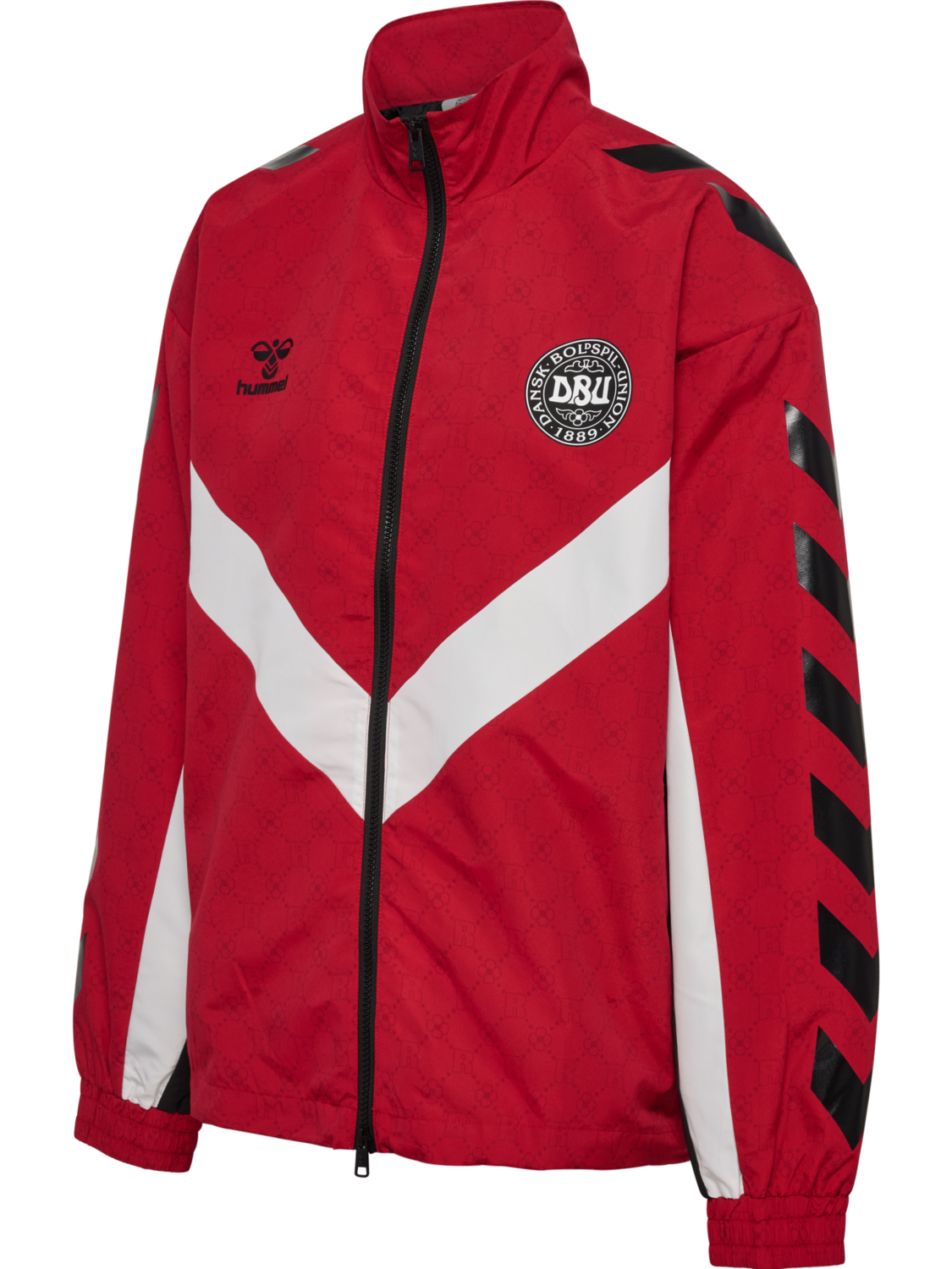 hmlTRACKSUIT JACKET DBU ROTATE, TANGO RED, packshot