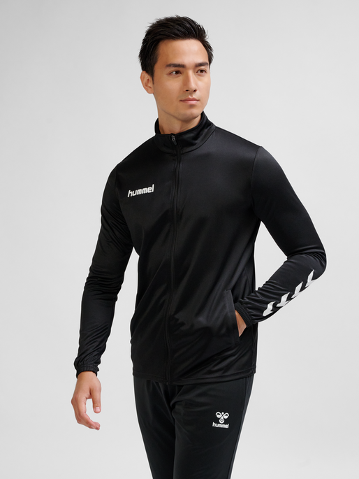 hmlPROMO POLY SUIT, BLACK, model