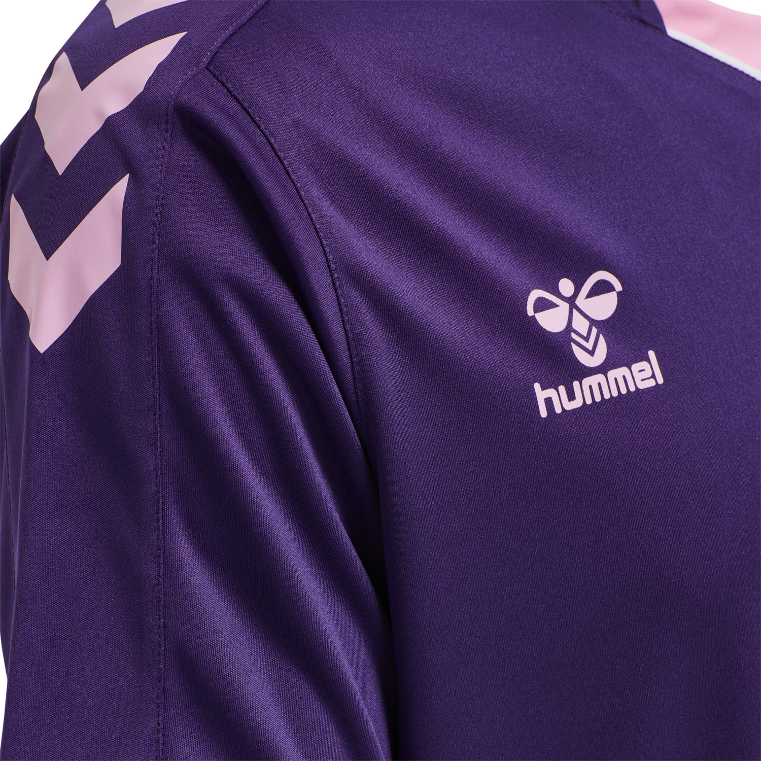 hmlCORE XK POLY JERSEY S/S, ACAI, packshot