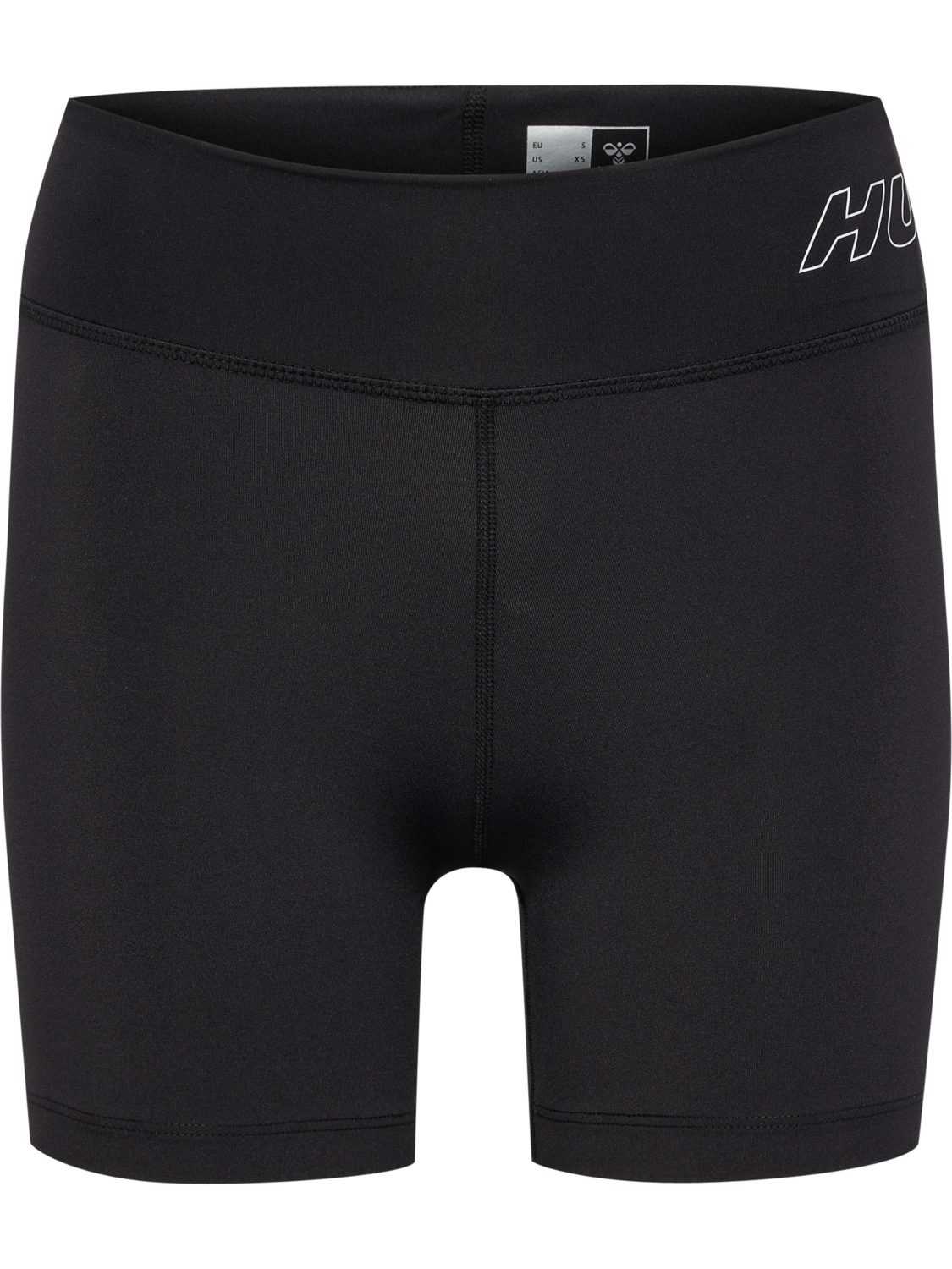hmlTE FUNDAMENTAL MW TIGHT SHORTS, BLACK/WHITE, packshot