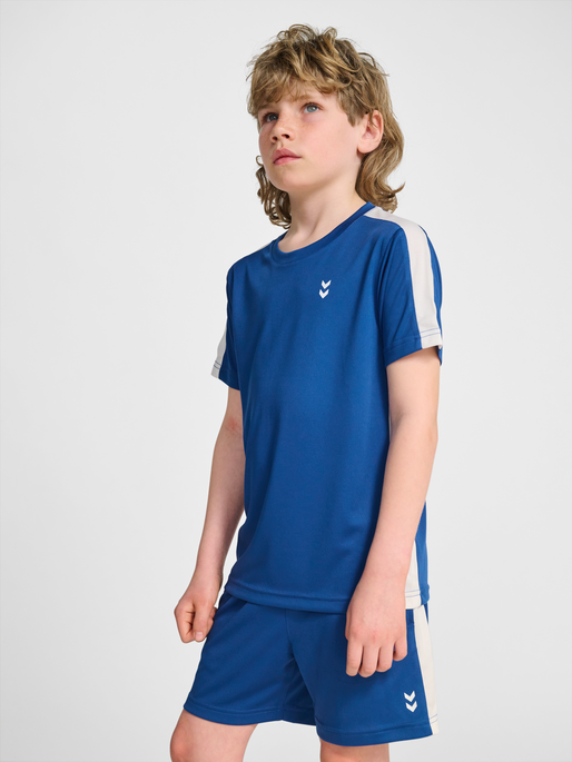 hmlJR PULSE CONTRAST SET, TRUE BLUE, model