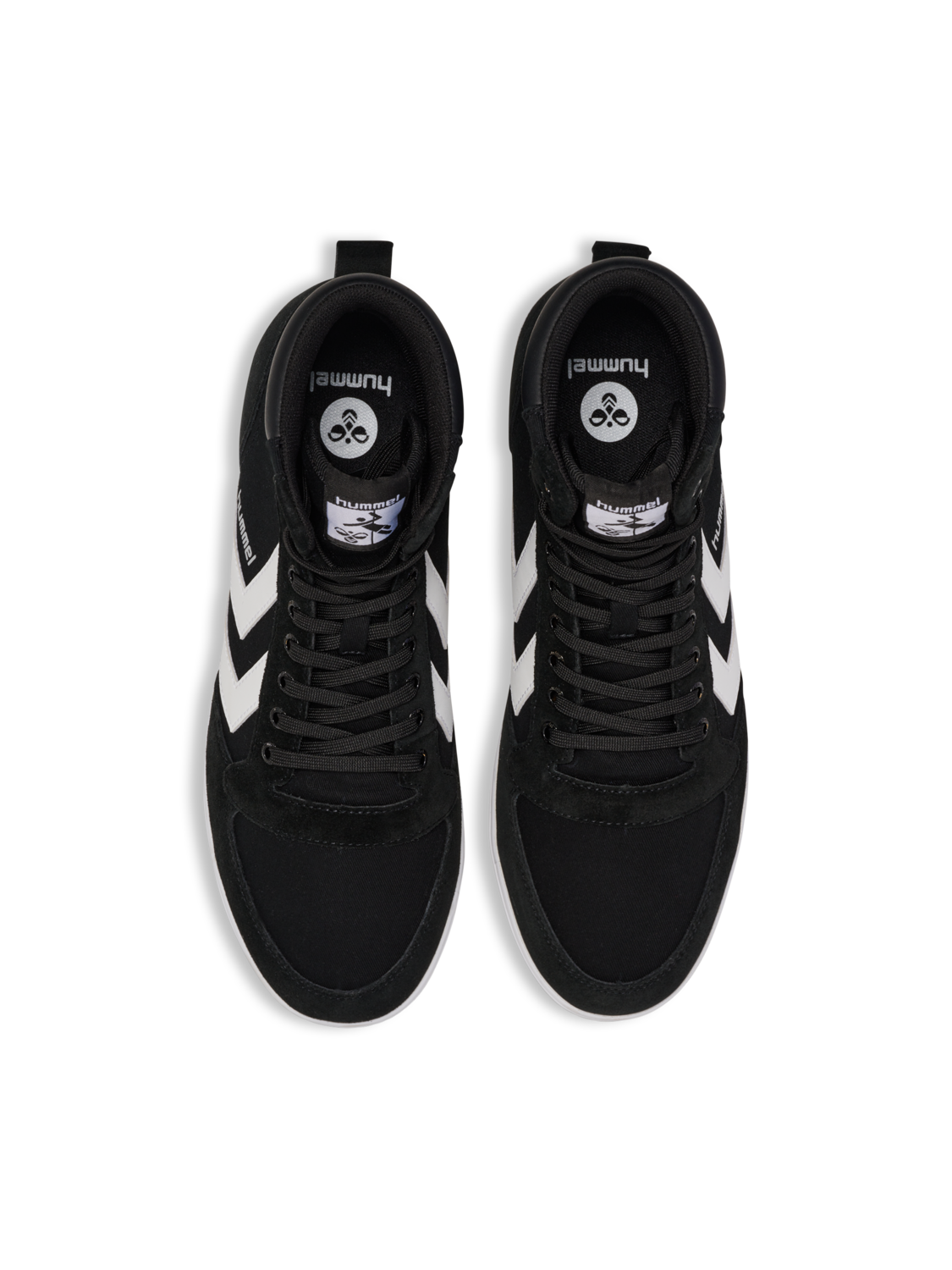 HUMMEL SLIMMER STADIL HIGH, BLACK/ WHITE KH, packshot