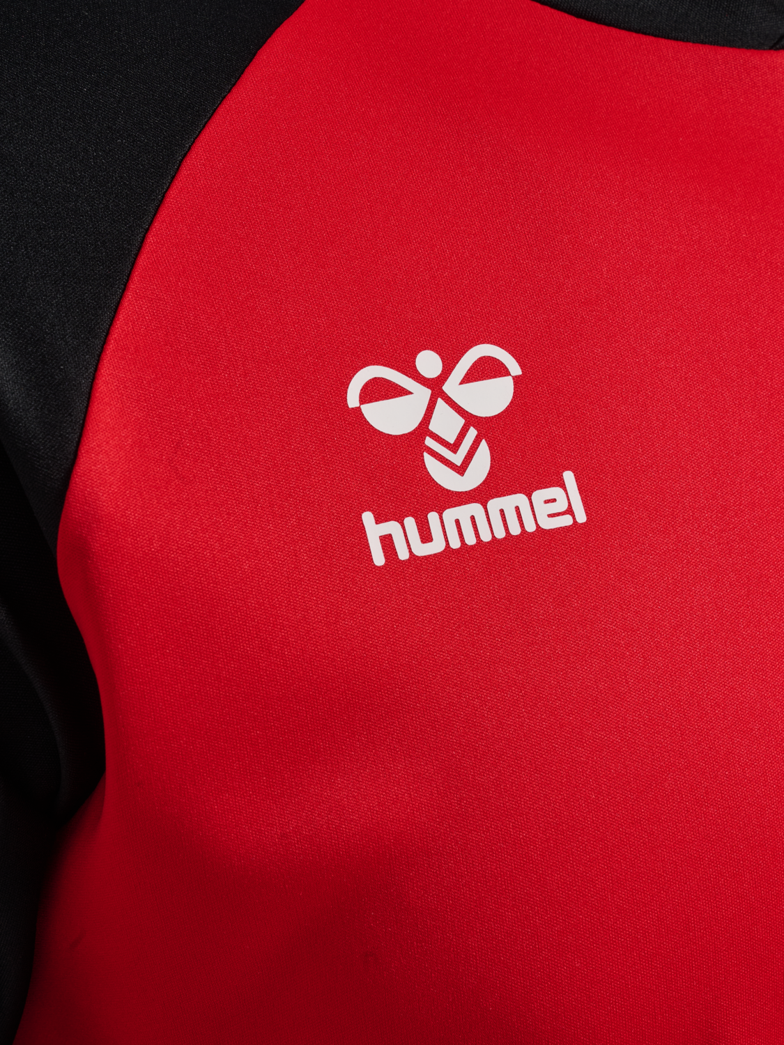 hmlMATCH LEAGUE JERSEY S/S, TRUE RED/BLACK, packshot
