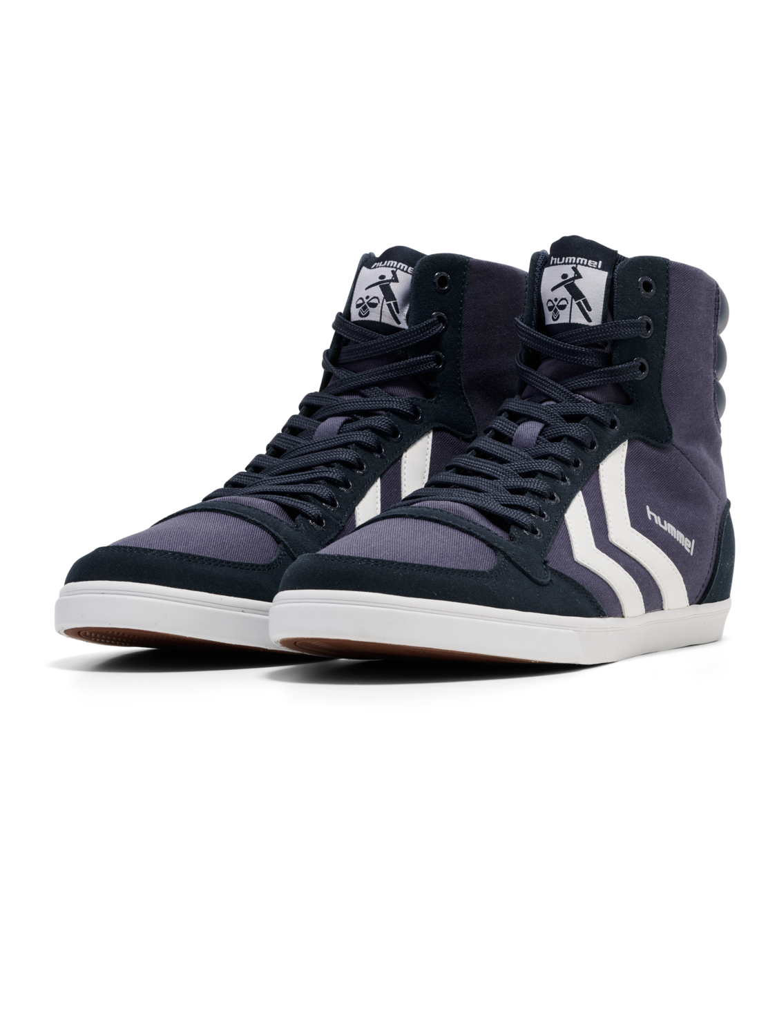 HUMMEL SLIMMER STADIL HIGH, DRESS BLUES/WHITE KH, packshot