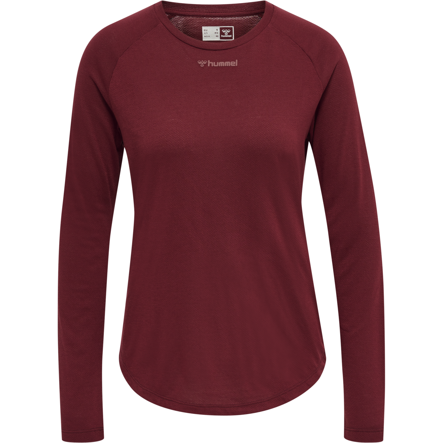 hmlMT VANJA T-SHIRT L/S, CABERNET, packshot