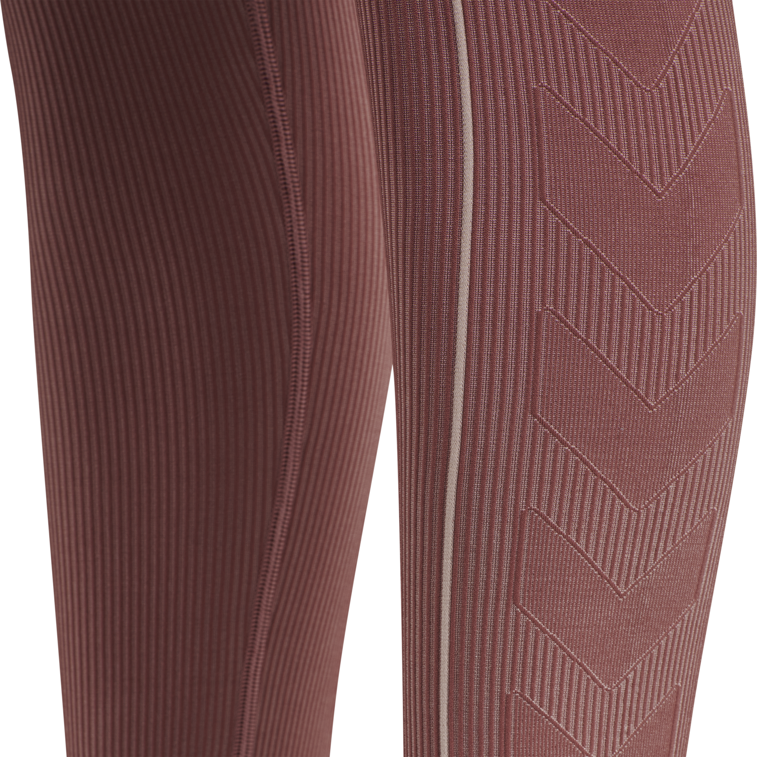 hmlTE CHRISTEL SEAMLESS MW TIGHTS, WITHERED ROSE/ROSE TAN MELANGE, packshot