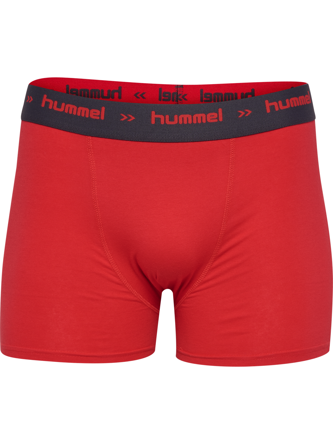 hmlRISE 3-PACK BOXERS, NINE IRON/WHITE/TRUE RED, packshot