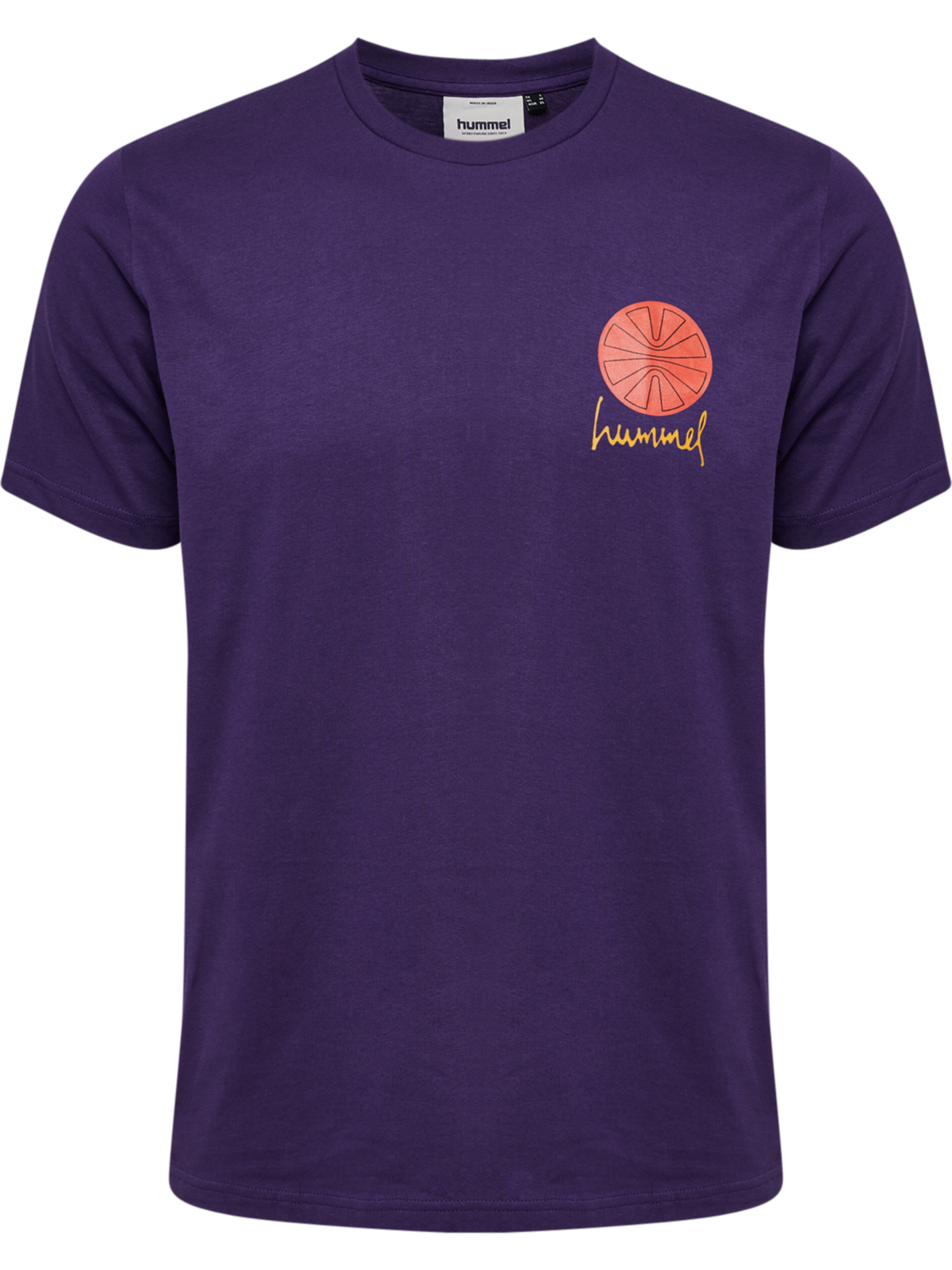 hmlREGULAR GRAPHIC TEE S/S, BLACKBERRY CORDIAL, packshot