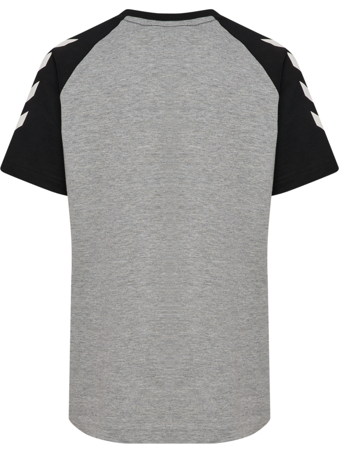 hmlJR LOGO T-SHIRT S/S, GREY MELANGE, packshot