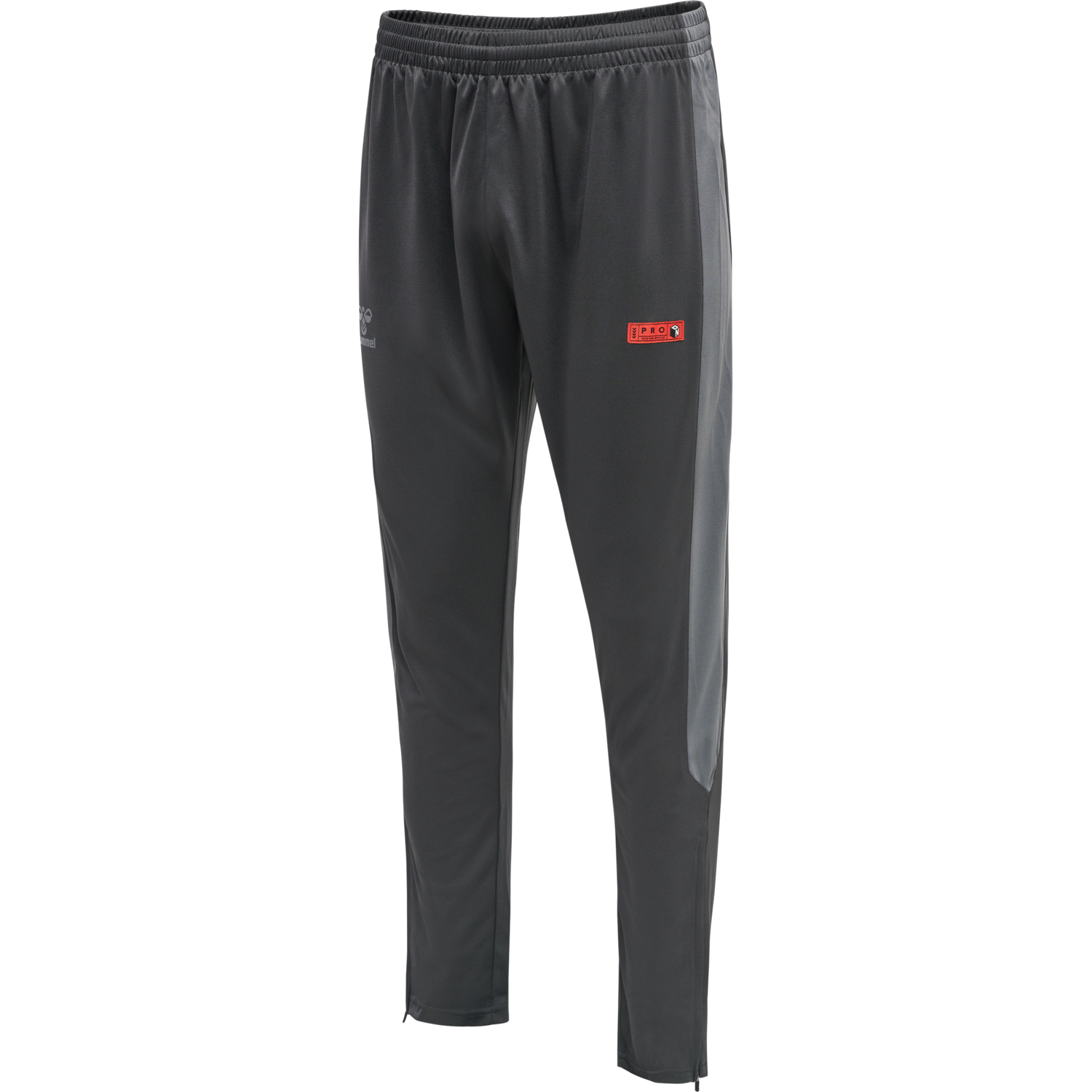 hmlPRO GRID POLY PANTS, FORGED IRON/QUIET SHADE, packshot